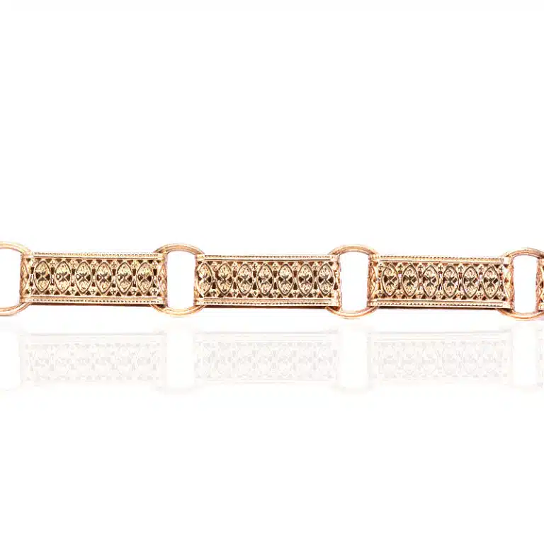 Antique 15 carat gold Victorian collar