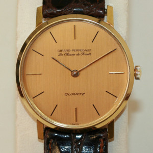 18ct Girard-Perregaux watch.
