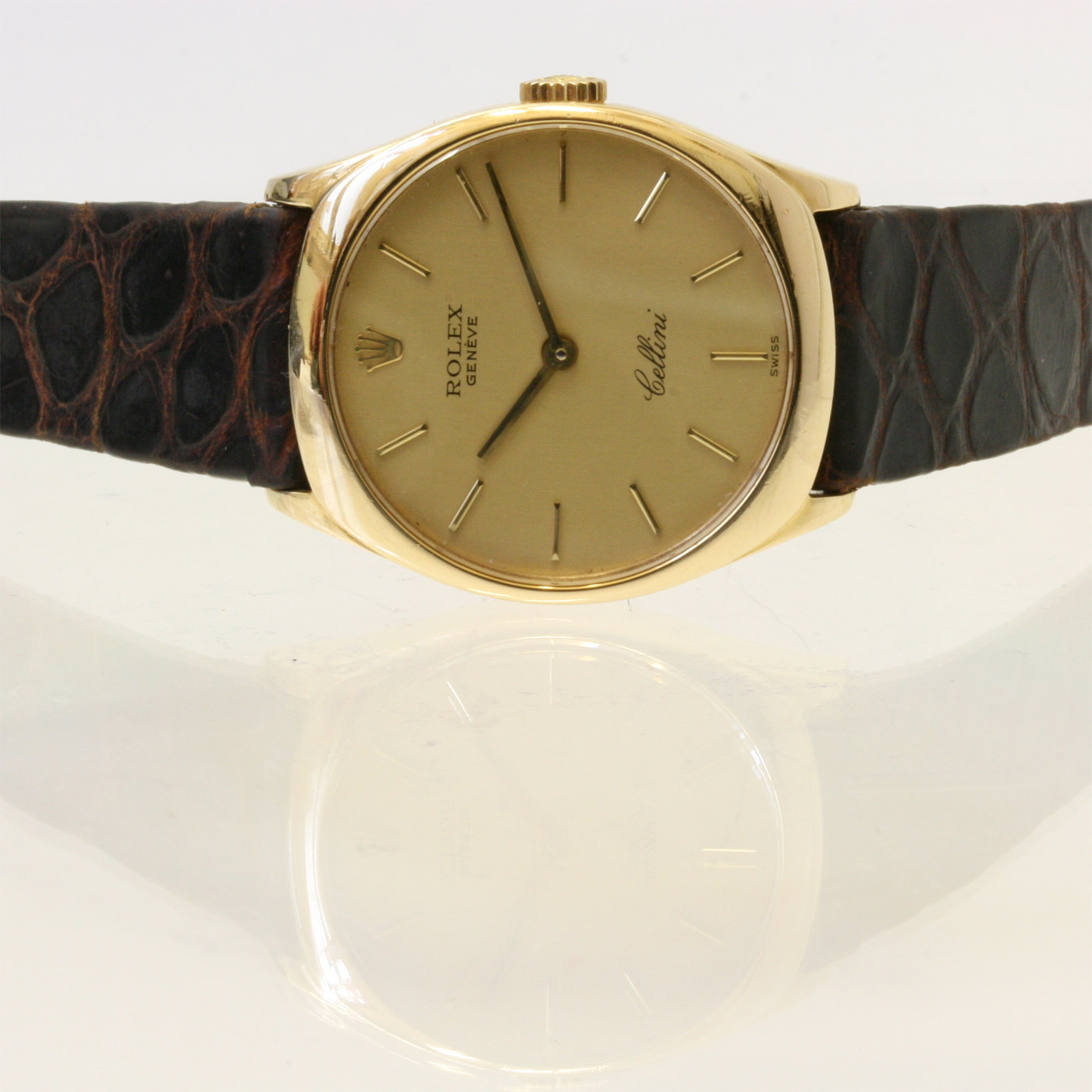 18ct Rolex Cellini lady's wrist watch 