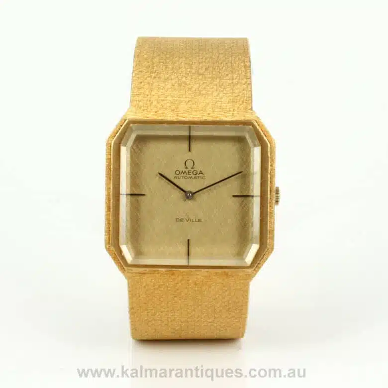 18ct sold gold Omega De Ville from 1971