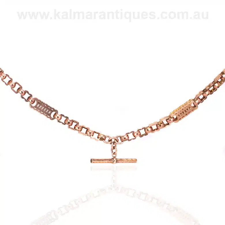 Fancy antique Albert chain made in the late 1800's