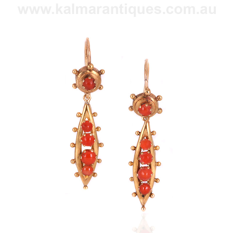 Antique-coral-earrings-ET251-1