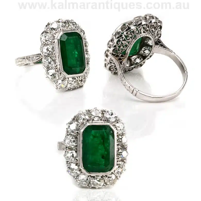 antique-emerald-diamond-ring-sydney-r812-8