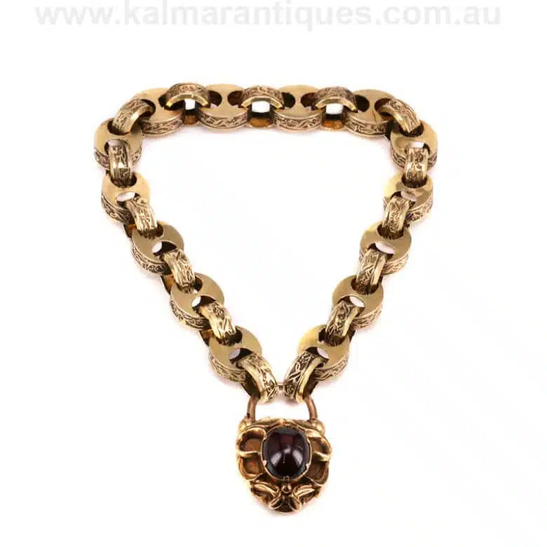 Antique-garnet-bracelet-T944-1