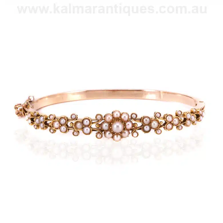 Antique-pearl-bangle-ES9469-2