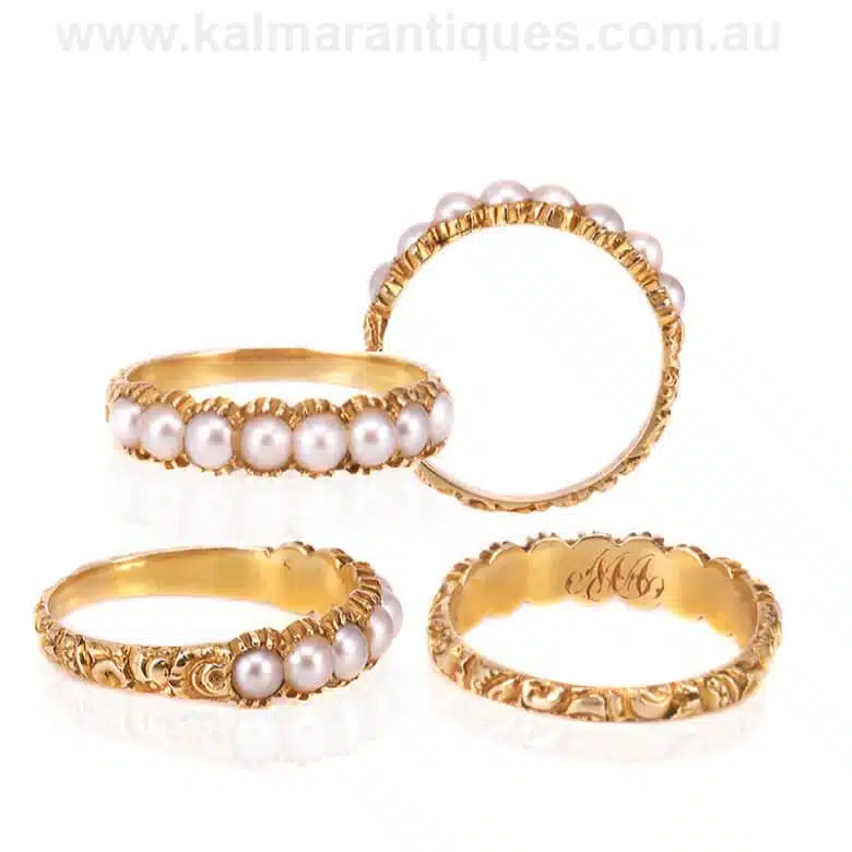 Antique-pearl-ring-U203-6