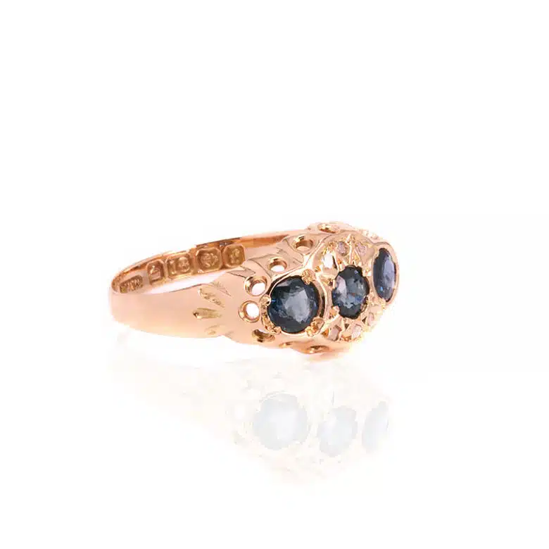 Antique-sapphire-diamond-ring-ET595 1
