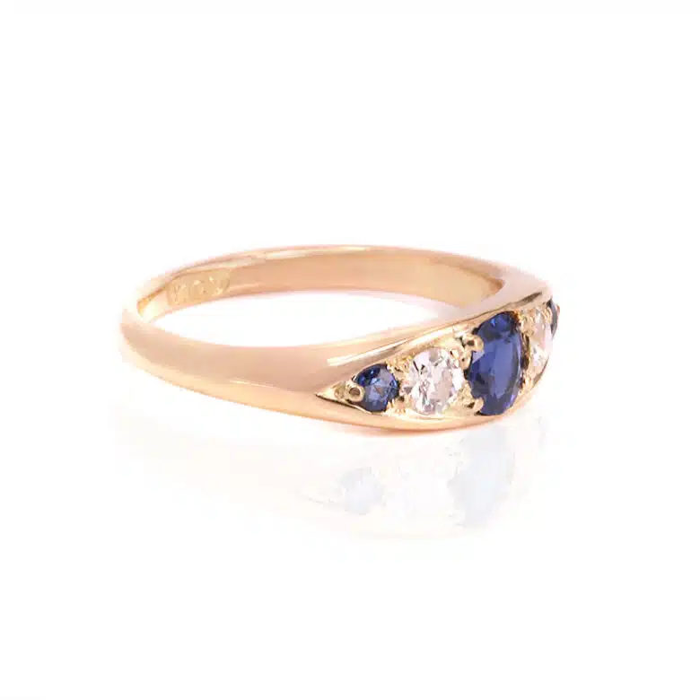 Antique-sapphire-diamond-ring-T987-1