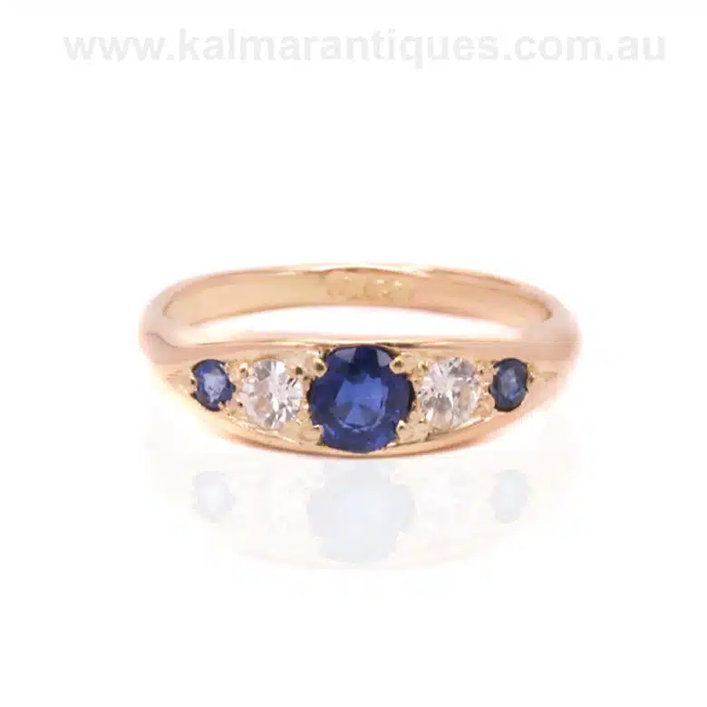 Antique-sapphire-diamond-ring-T987-2