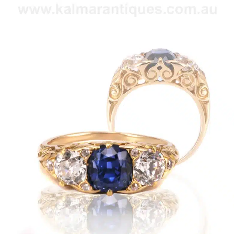 Antique-sapphire-ring-T845-0