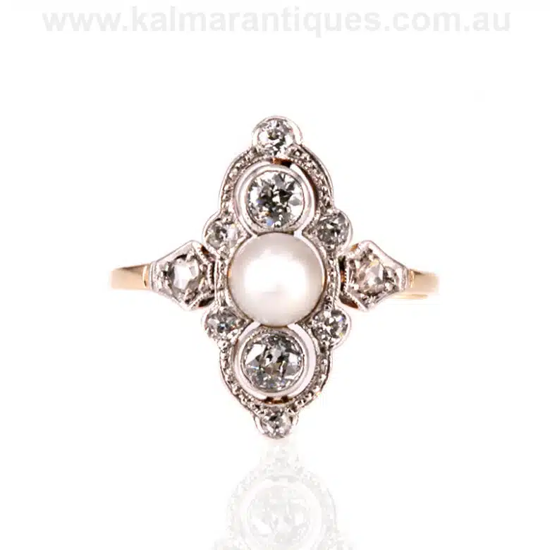 Art-Deco-pearl-diamond-ring-ES7608-2