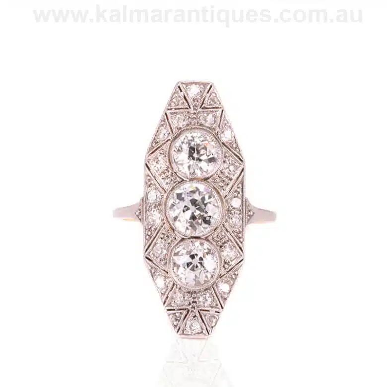 Art Deco diamond ring