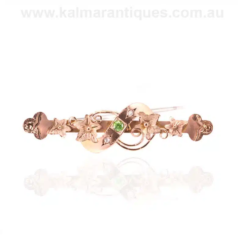 Demantoid-garnet-brooch-R225-2