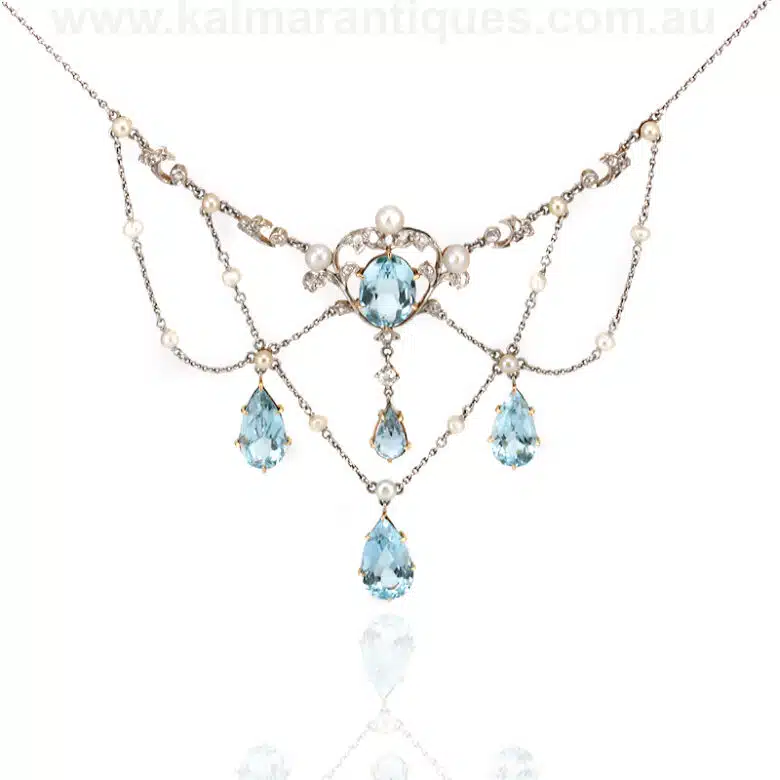 Edwardian-platinum-aquamarine-necklace-ES7132-1