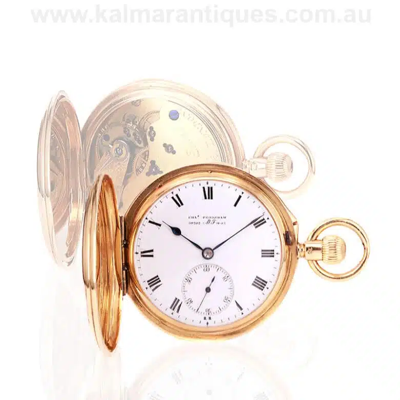 18 carat gold Charles Frodsham pocket watch made in 1892