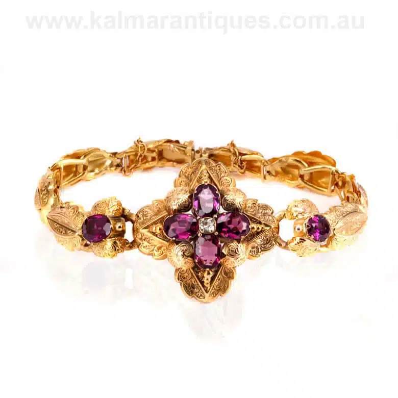 Garnet-bracelet-T1078-3