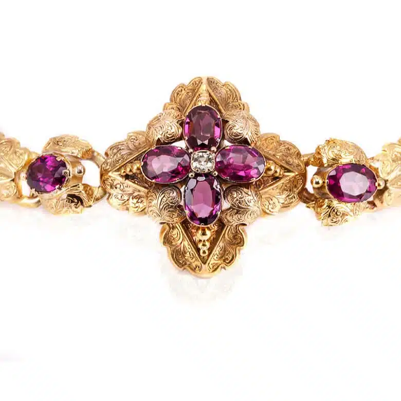 Garnet-bracelet-T1078-5