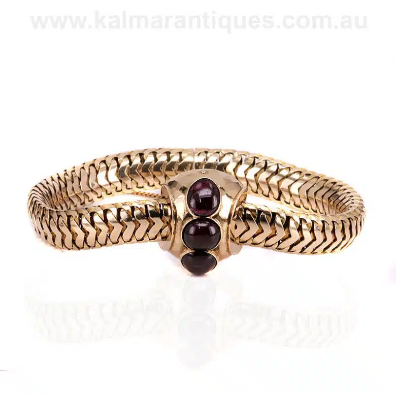 Garnet-bracelet-U103-1