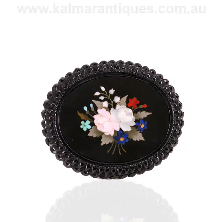 Jet-and-pietra-dura-brooch-ET181-2