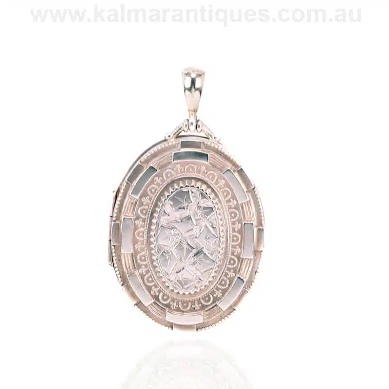 sterling silver photo locket