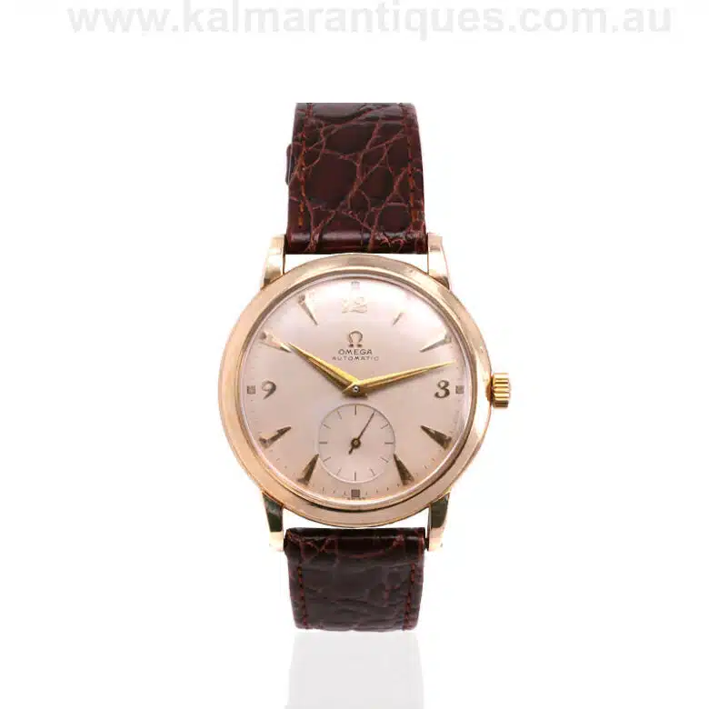 Vintage Omega bumper automatic watch dating from 1950