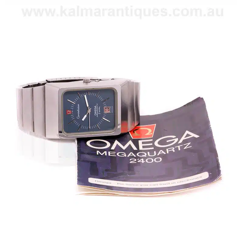 Vintage 1972 Omega Megaquartz F2.4MHz 196.0013