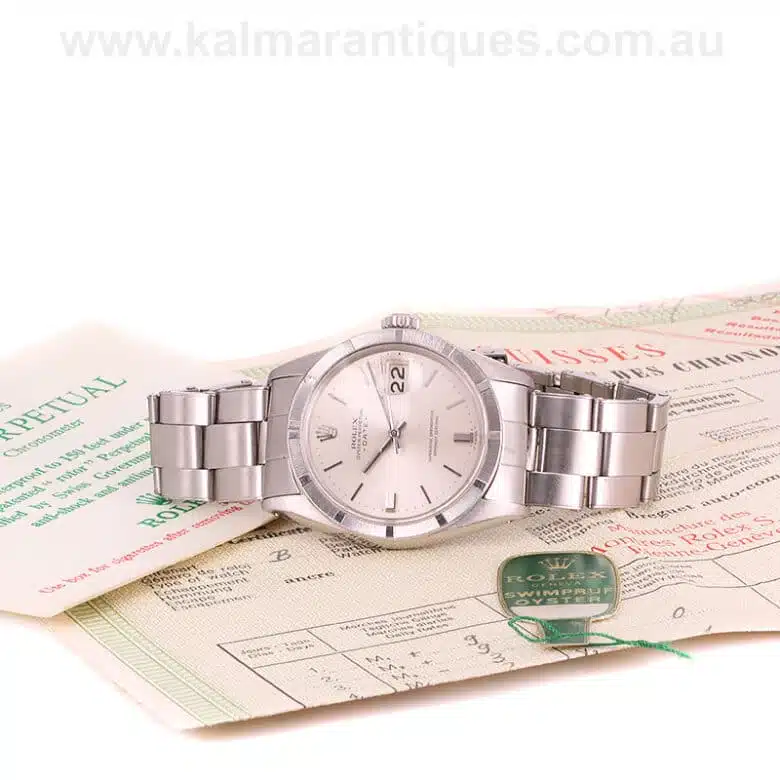Vintage Rolex Date model 1501 with original papers