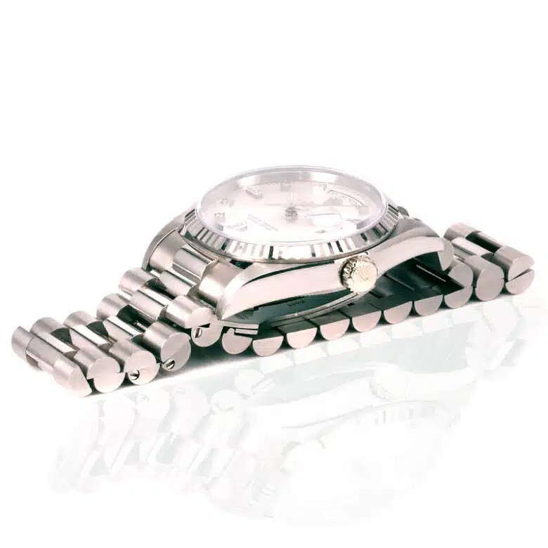 18ct white gold diamond dial President reference 18239