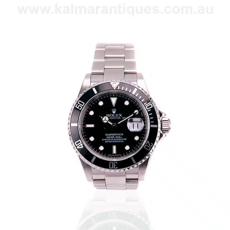 2007 stainless steel Rolex Submariner reference 16610