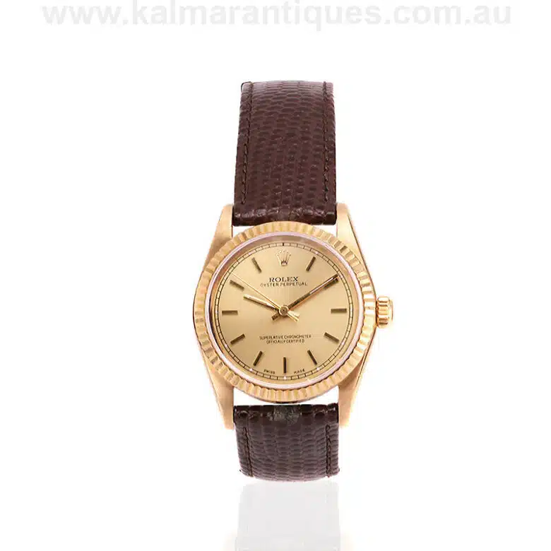18 carat Rolex Oyster Perpetual reference 67518