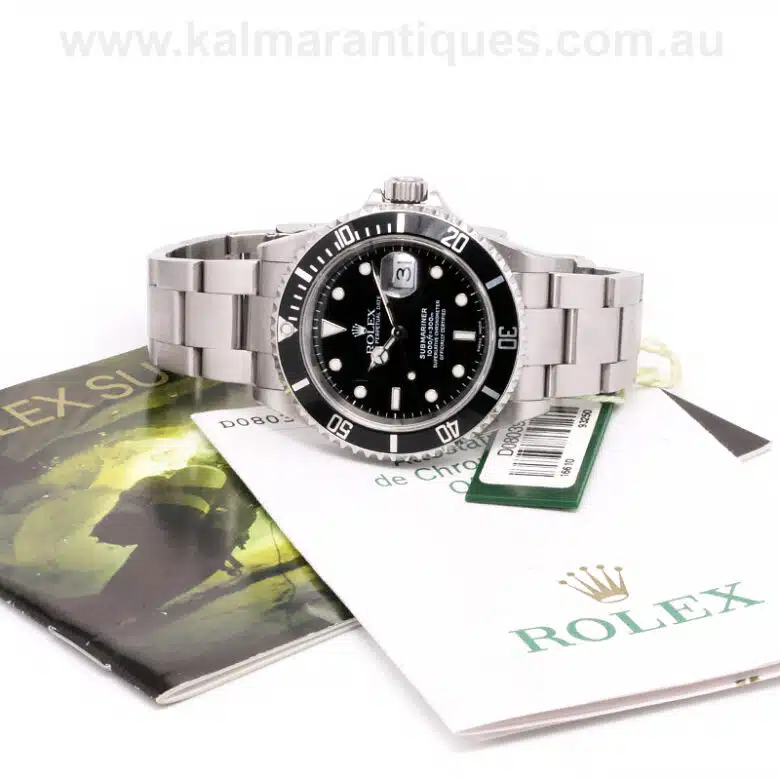 Rolex Submariner 16610 with box and papers