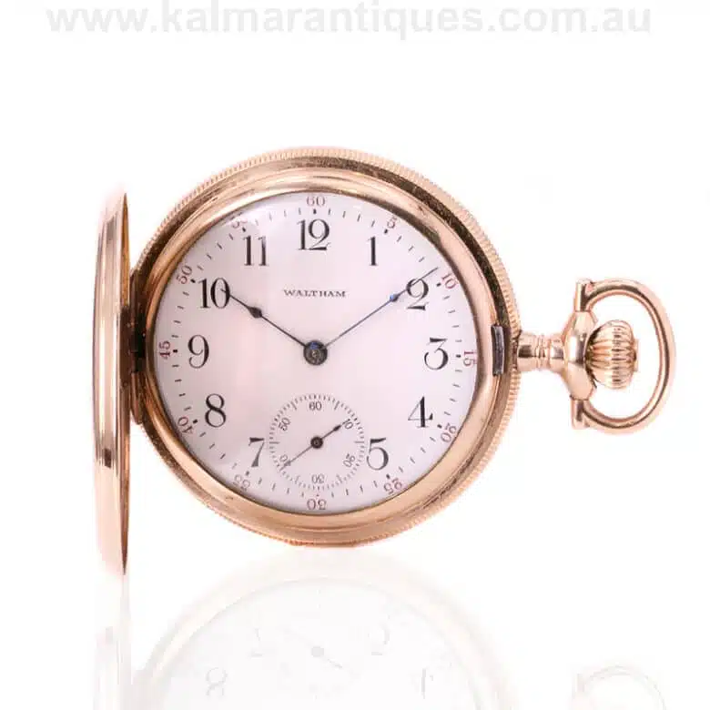 Antique rolled gold Waltham pocket watch made in 1916.