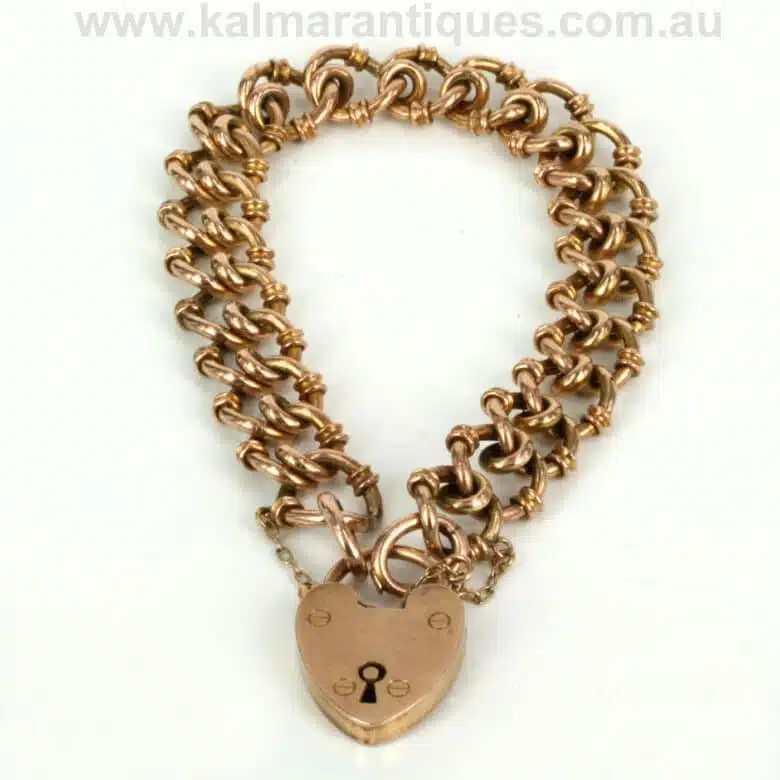 Antique rose gold bracelet made in 1903