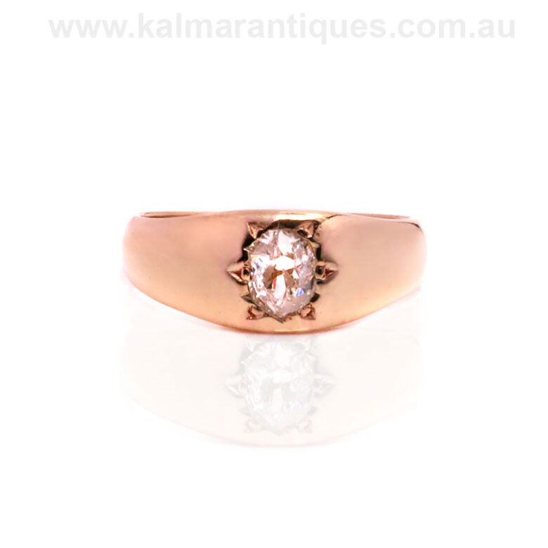 18ct antique European cut diamond ring from the 1890'santique-diamond-ring-ES7774--2