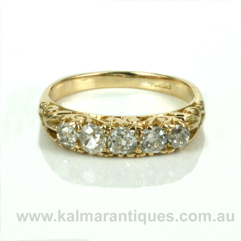 Antique diamond engagement ring dating from the 1890's.antique-engagement-ring-60-