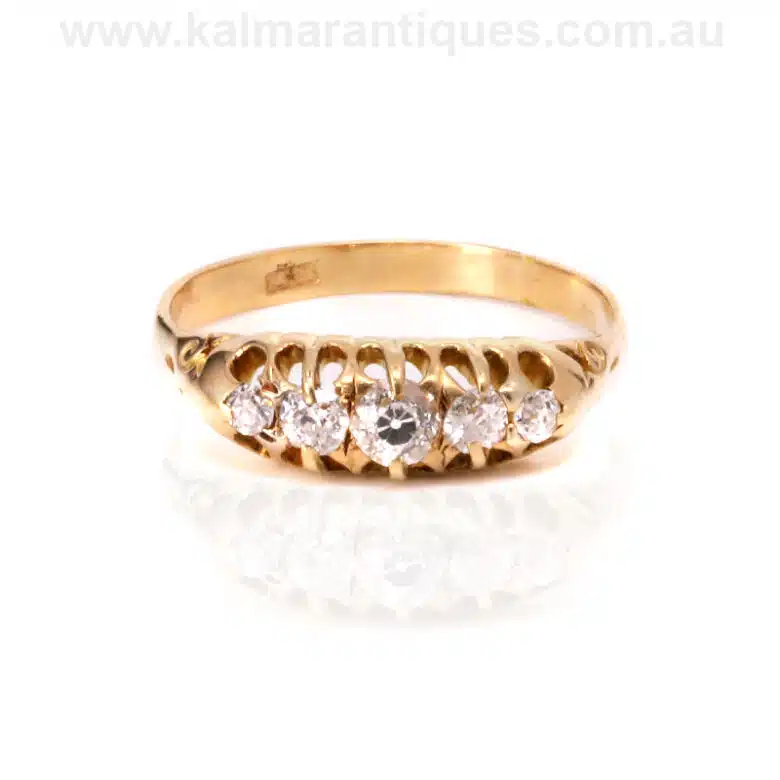 antique engagement ring ES7412 2