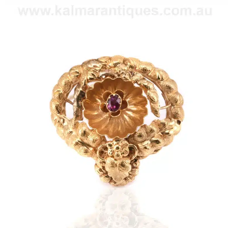 antique-garnet-brooch-R842-1