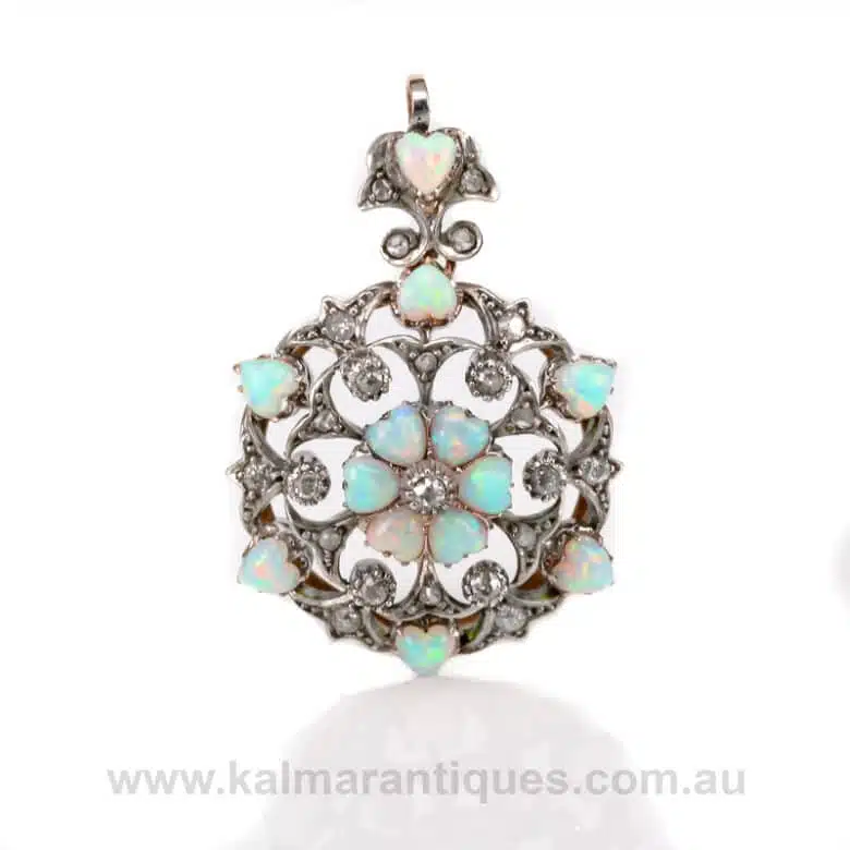 antique-opal-diamond-pendant-6627-1