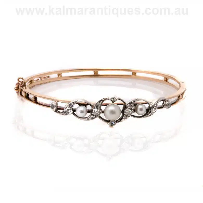 antique-pearl-diamond-bangle-es7008-2
