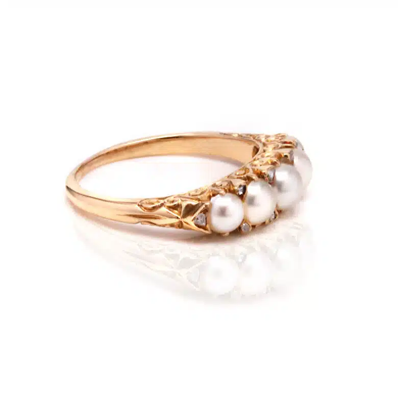 antique-pearl-diamond-ring-T540-1