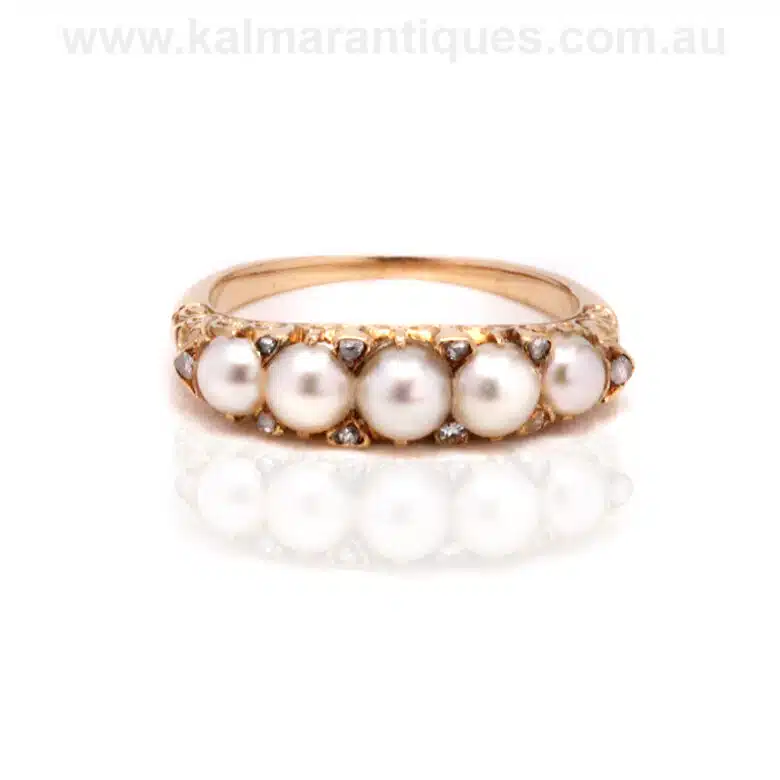 antique-pearl-diamond-ring-T540-2