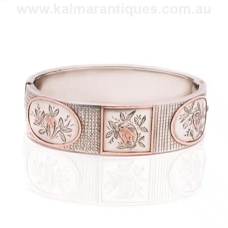 antique-silver-gold-bangle-es7387-2