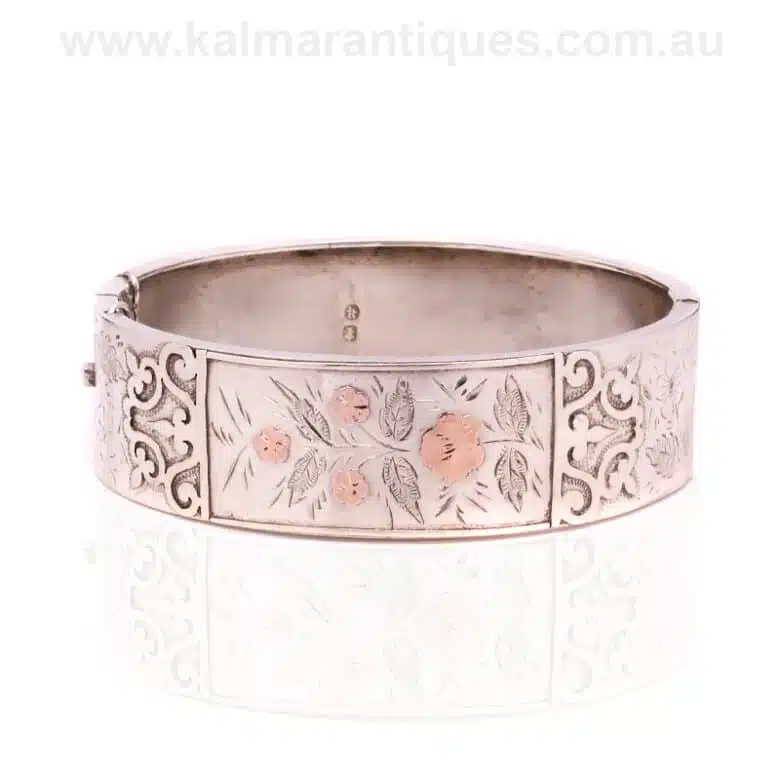 antique-silver-gold-bangle-es7446-2
