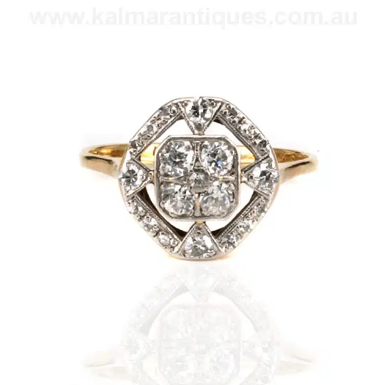1920's Art Deco diamond ring