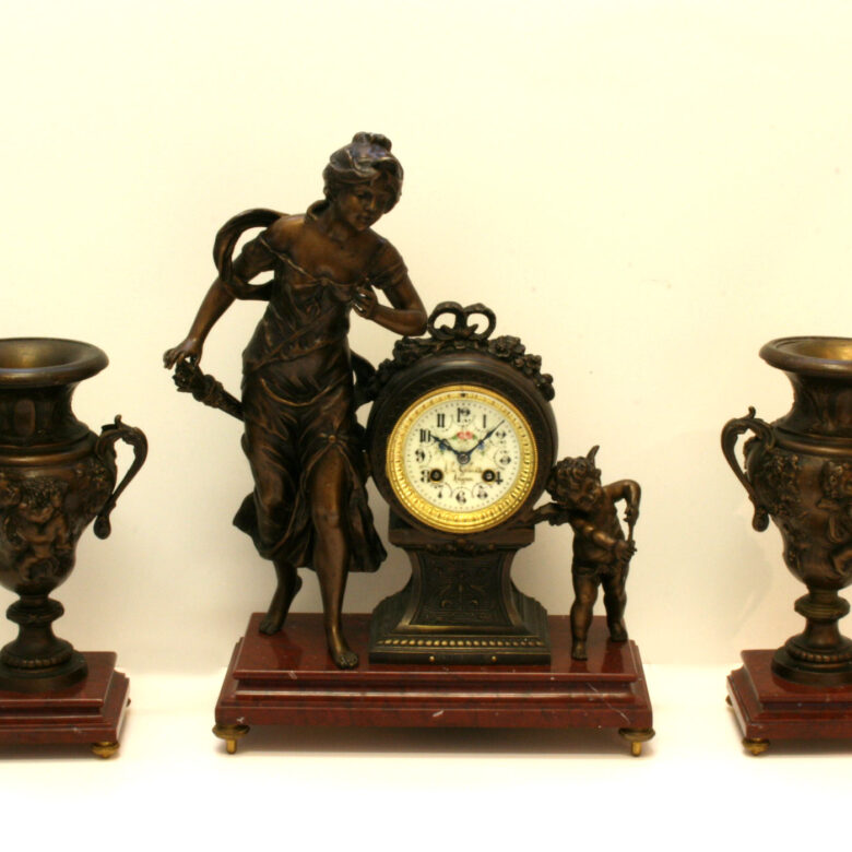 Antique clock with Cupid and Venuscupid-clock-n769-1.jpg