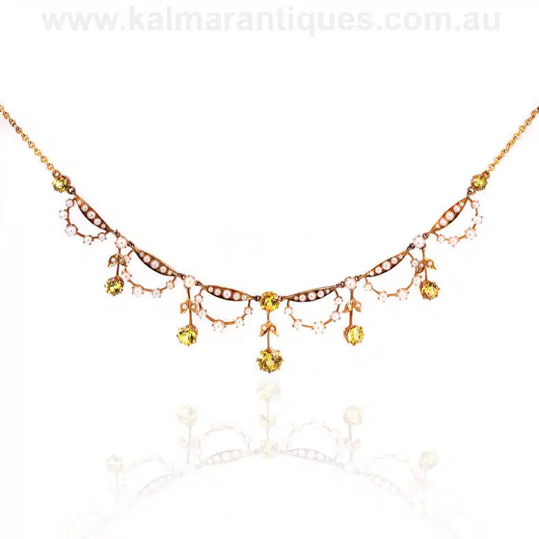 golden-sapphire-necklace-U035-2