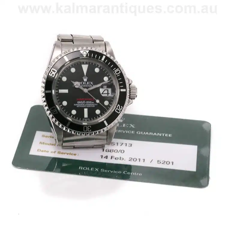 Rolex red Submariner 1680
