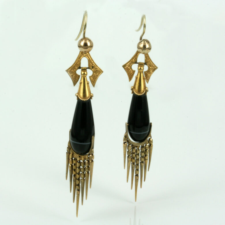 Stunning antique onyx earrings in 15ct gold.victorian-earrings-1617-1.jpg