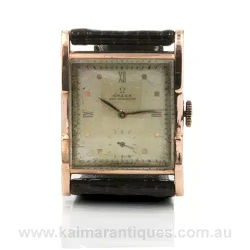 Rare Eagle Beak case vintage Omega watch from 1944