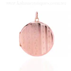 1918 Double-Sided Photo Locket